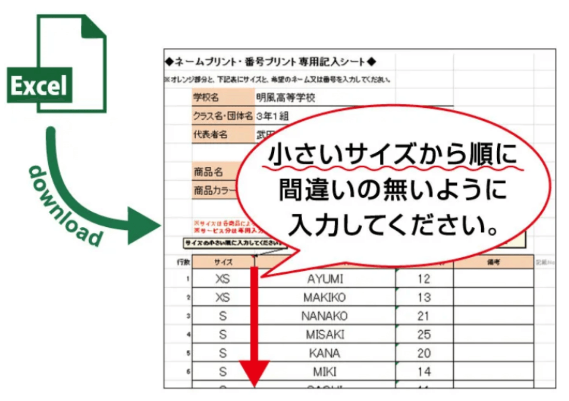 ▼個別ネーム・個別番号